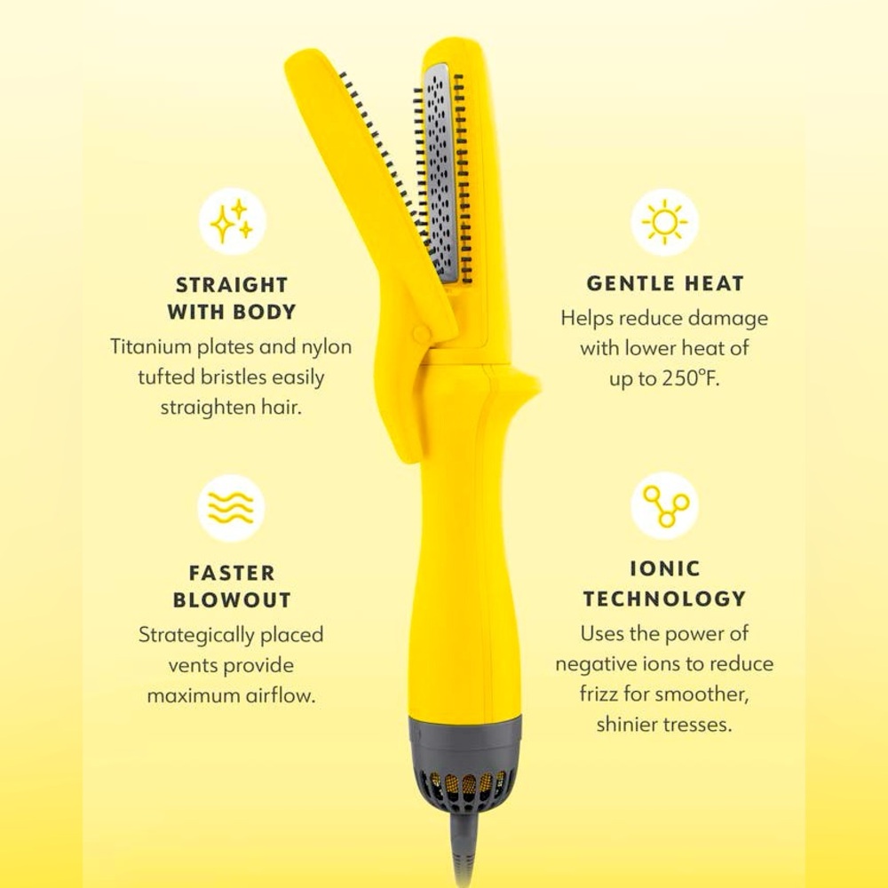 NWT DRYBAR ~ The Straight Shot Blow Drying Flat Iron